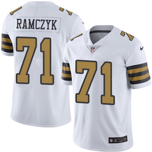 Nike Men & Women & Youth Saints 71 Ryan Ramczyk White Color Rush Limited Jersey,We sell and wholesale Nike Men & Women & Youth Saints 71 Ryan Ramczyk White Color Rush Limited Jersey on line form chian!
